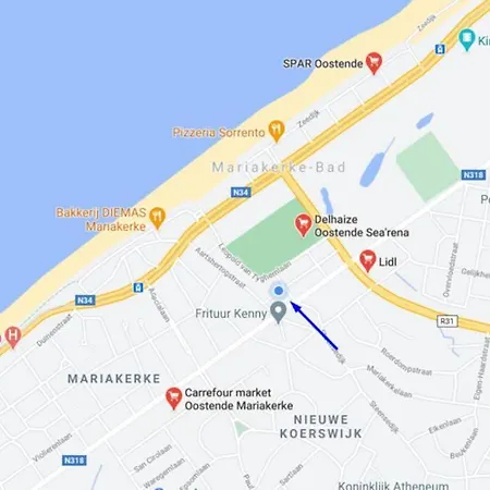 Sunny 500m From The Beach Oostend Appartement Ostende